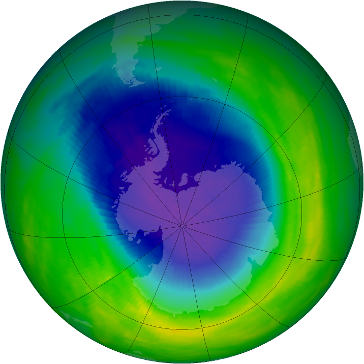 Ozone Map 1991-10-22